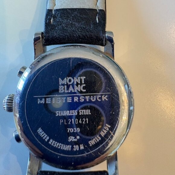 MONTBLANC Meisterstuck Sliver Face Watch with Black Band main image 5